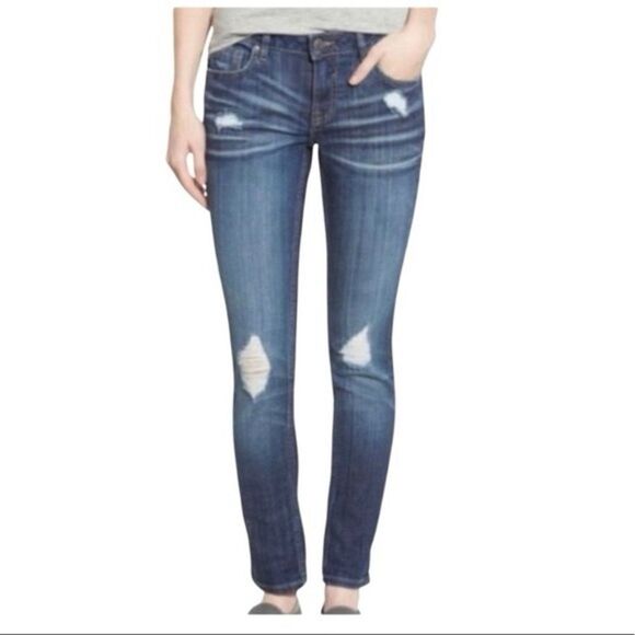 Vigoss Blue The Thompson Tomboy Skinny Jeans Women's Size 31X25 - Picture 1 of 15